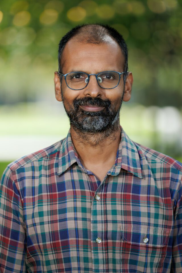 Professor Gautam, A NatSci professor of Biology.